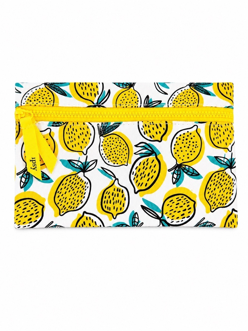 Ipsy April 2019 Glam Bag with a lemon print